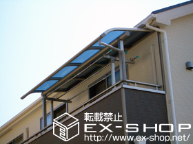 のバルコニー・ベランダ屋根 プレシオステラス R型 屋根タイプ 積雪〜20cm 施工例