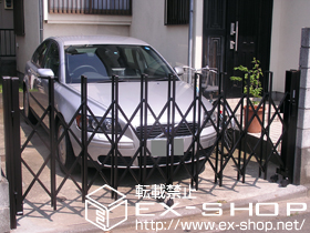 のカーゲート トリップゲート PA型 ノンレール 片開き 施工例