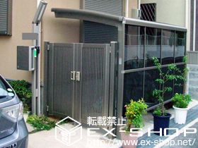 の門扉 シャレオR2型 両外開き 施工例