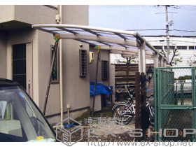 のカーポート カーブポートシグマIII 縦連棟 積雪〜20cm対応 施工例