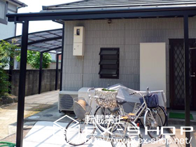 のテラス屋根 ライザーテラスII F型 テラスタイプ 積雪〜20cm対応 施工例