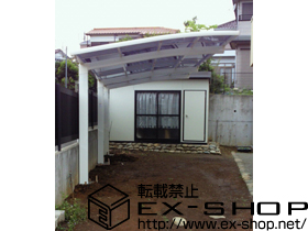 のカーポート カーブポートシグマIII  延長　積雪〜20cm対応 施工例