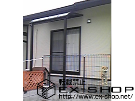 のテラス屋根 プレシオステラス R型 1500 テラスタイプ 単体 積雪〜50cm対応 施工例