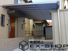 のテラス屋根 ヴェクターテラス F型 テラスタイプ 単体 積雪〜20cm対応 施工例