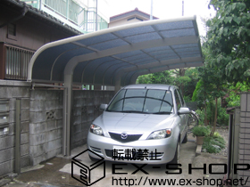 のカーポート テールポートシグマIII 延長 積雪〜20cm対応 施工例