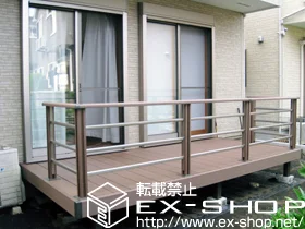 LIXIL ���N�V��(�g�X�e��)�̃E�b�h�f�b�L ���R�X�e�[�WII �P�́{�f�b�L�t�F���X ���r�[���p�l�� �{�H��