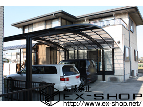 のカーポート リベルポートシグマIII 3台用 積雪〜20cm対応 施工例