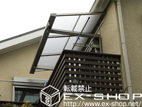 のバルコニー・ベランダ屋根 ライザーテラスII F型 ルーフタイプ 積雪〜20cm対応 施工例