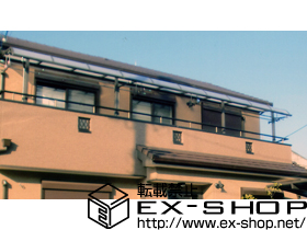 のバルコニー・ベランダ屋根 ライザーテラス?R型 屋根タイプ 積雪〜20cm対応 施工例