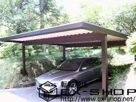 のカーポート ジーポートneo Aタイプ 2台用　積雪〜100cm対応 施工例