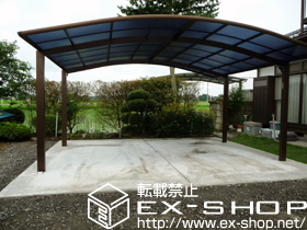 のカーポート プレシオスポート ワイド 積雪〜20cm対応 施工例