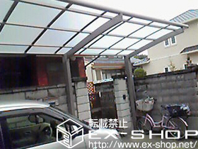 のカーポート カーブポートシグマ? 延長タイプ 積雪〜20cm対応 施工例