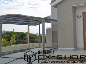 のカーポート プレシオスポート ワイド 積雪〜20cm対応 施工例