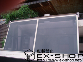 のバルコニー・ベランダ屋根 ライザーテラスII F型 ルーフタイプ 単体　積雪〜20cm対応 施工例