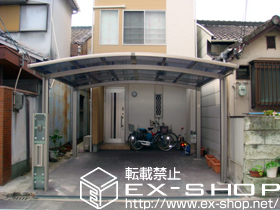 のカーポート カーブポートシグマIII ワイド　積雪〜20cm対応 施工例