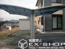 のカーポート プレシオスポート Y合掌 積雪〜20cm対応 施工例