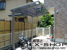 のサイクルポート・駐輪場 レークポートシグマIII ミニ 積雪〜30cm対応 施工例