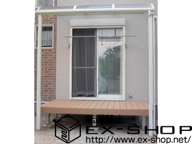 のテラス屋根 ヴェクターテラス R型 テラスタイプ 単体 積雪〜20cm対応 施工例