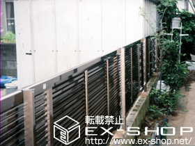 のフェンス・柵 シャレオR5型フェンス フリーポールタイプ 施工例