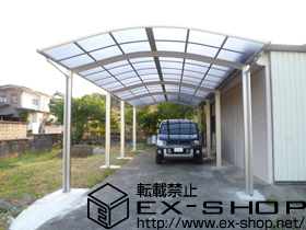 のカーポート レイナツインポート 縦連棟 積雪〜20cm対応 施工例