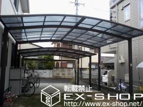 のカーポート カーブポートシグマ? ワイド 積雪〜20cm対応 施工例