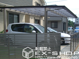 のカーポート アーキデュオプレミアム ワイド 積雪〜20cm対応 施工例