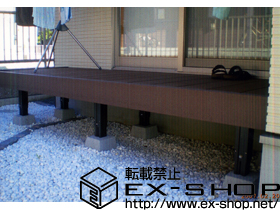 のウッドデッキ リコステージII 単体 施工例