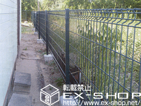 のフェンス・柵 ハイグリッドフェンスN8型 施工例