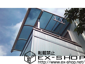 のテラス屋根 プレシオステラス R型 屋根タイプ 積雪〜20cm対応 施工例