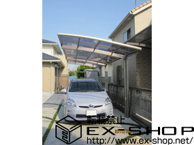 のカーポート カーブポートシグマIII 延長タイプ 積雪〜20cm対応 施工例