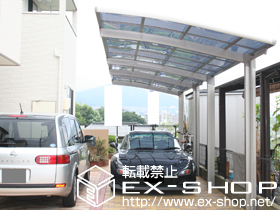 のカーポート カーブポートシグマIII 縦連棟 積雪〜20cm対応 施工例