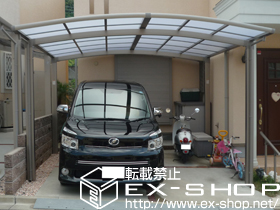 のカーポート カーブポートシグマ? ワイド 積雪〜20cm対応 施工例