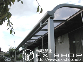 のテラス屋根 パワーアルファ RB型 テラスタイプ 単体 積雪〜30cm対応 施工例