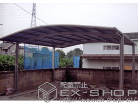 のカーポート カーブポートシグマ? ワイド 積雪〜20cm対応 施工例