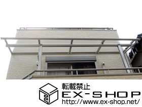 のバルコニー・ベランダ屋根 ヴェクターテラス R型 バルコニータイプ 単体 積雪〜20cm対応 施工例