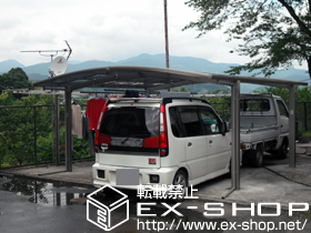 のカーポート カーブポートシグマIII ワイド 積雪〜20cm対応 施工例