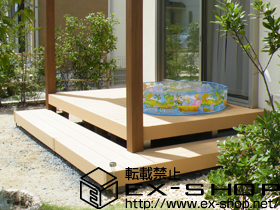 のウッドデッキ リウッドデッキII  単体 施工例