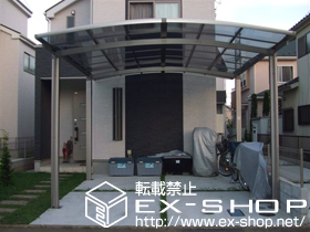 のカーポート カーブポートシグマIII ワイドタイプ 積雪〜20cm 施工例