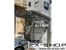 のサイクルポート・駐輪場 カーブポートシグマIIIミニ 積雪〜20cm対応 施工例