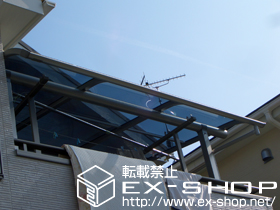のバルコニー・ベランダ屋根 ヴェクター R型 単体 屋根タイプ 積雪〜20cm対応 施工例
