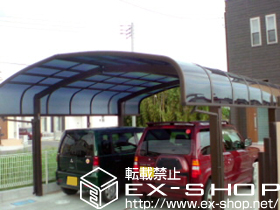 のカーポート プレシオスポートアルファM合掌 積雪〜20cm対応 施工例