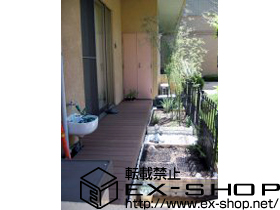 のウッドデッキ リウッドデッキII  連棟 施工例