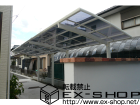 のカーポート カーブポートシグマ? 縦連棟 積雪〜20cm対応 施工例