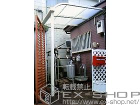 のテラス屋根 ライザーテラスII  R型 テラスタイプ 単体　積雪〜20cm対応 施工例