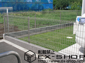 のフェンス・柵 ハイグリッドフェンスN8型[フリーポール] 施工例