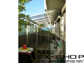 のテラス屋根 ヴェクターテラス F型 テラスタイプ 単体 積雪〜20cm対応 施工例