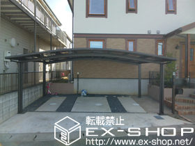 のカーポート カーブポートシグマIII ワイド　積雪〜20cm対応 施工例