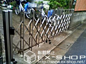 のカーゲート トリップゲート PA型 ノンレール 片開き 施工例