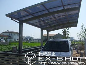 のカーポート カーブポートシグマIII 延長 積雪〜20cm対応 施工例