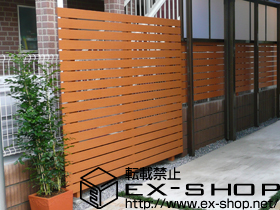 のフェンス・柵 スタンダートフェンス3型 2段支柱施工 施工例